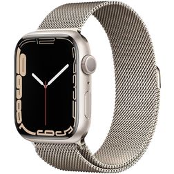 Mobigear Loop Milanese Apple Watch Strap Magnetic closure - 42/41/40/38 mm - Starlight