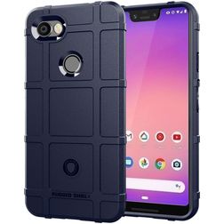 Mobigear Rugged Shield Google Pixel 3a XL TPU flessibile Back cover Antiurto - Blu