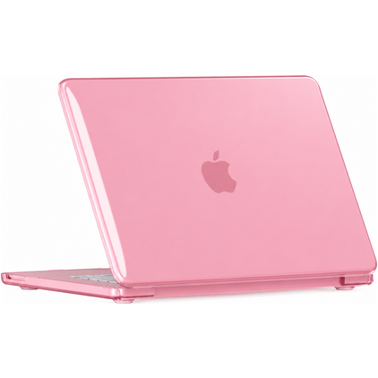 Mobigear Crystal Case MacBook Neo 13 tommer (2026) Hardshell Laptopcover MacBook Case - Lyserød - Model A3404