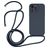 Mobigear Lanyard iPhone 14 Pro Max Silikon Skal med rem - Mörkblå