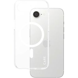 CARE by PanzerGlass Urban Combat iPhone 16e MagSafe Hardcase Back cover - Trasparente / Bianco