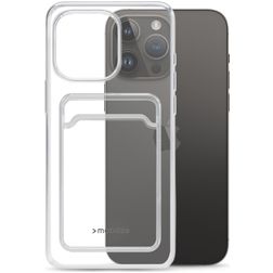 Mobilize Gelly Card Trasparente iPhone 14 Pro Max TPU flessibile Back cover con portacarte - Trasparente