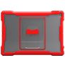 MAXCases Shield Extreme-X iPad 8 (2020) Back cover rigida + Supporto - Trasparente / Rosso