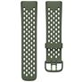Mobigear Sport Plus Buckle Silikoni Fitbit Charge 5 Ranneke Solki - Vihreä