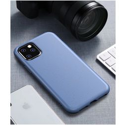 Mobigear Bio iPhone 11 Material ecológico Capa traseira - Azul