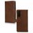 Mobilize Wallet Samsung Galaxy A27 Piel auténtica Funda tipo libro Cartera - Marrón