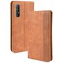 Mobigear Sensation OPPO Reno 3 Pro Wallet case - Cognac