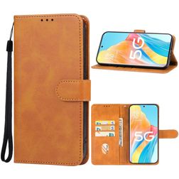 Mobigear Wallet OPPO Reno 8T 5G Cover a libro portafoglio - Marrone