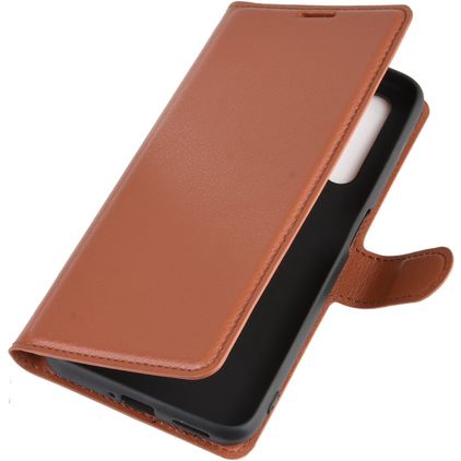 Mobigear Classic Realme X50 Etui z klapką typu portfel - Brązowy