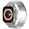 Mobigear Perth Titanio Apple Watch Cinturino Chiusura a farfalla - 49/46/45/44 mm - Argento