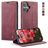 CaseMe 013 iPhone 17 Funda tipo libro Cartera - Rojo