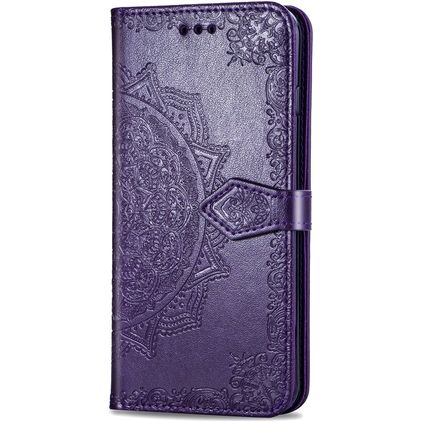 Mobigear Mandala Huawei P40 Pro Funda tipo libro Cartera - Morado