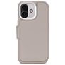 Decoded Detachable Wallet iPhone 17 MagSafe Pouzdro Pravá kůže Knížkové pouzdro 2v1 s odnímatelným krytem Peněženka - Solid Clay