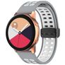 Mobigear Sport Plus Mag Silicone Smartwatch Strap Magnetic closure - 22 mm - White / Grey