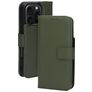 Mobiparts iPhone 16 Pro MagSafe Case Genuine Leather Detachable 2-in-1 Wallet Case Wallet - Green