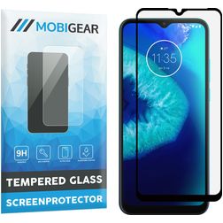Mobigear Premium Motorola Moto G8 Power Lite Härdat glas Skärmskydd - Skalvänligt - Svart