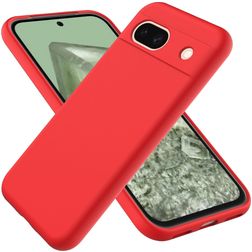 Mobigear Colors Google Pixel 8a Elastyczne TPU Etui plecki - Czerwony