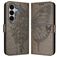 Mobigear Butterfly Samsung Galaxy A27 Wallet case - Grey