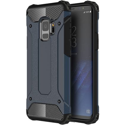 Mobigear Outdoor Samsung Galaxy S9 Hardcase Etui plecki Wstrząsoodporne - Granatowy