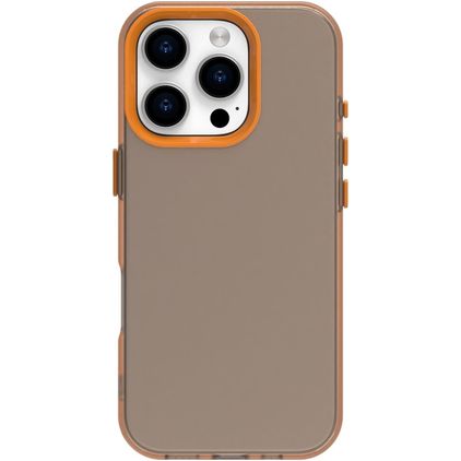 Mobigear Crystal iPhone 16 Pro Max Hårdt Bagsidecover - Orange