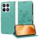 Mobigear Flowers Xiaomi 14T Pro Funda tipo libro Cartera - Verde