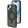 Mobiparts Hardcover iPhone 15 MagSafe Plástico rígido Capa traseira - Satin Black