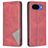 Mobigear Rhombus Slim Google Pixel 10a Funda tipo libro - Rojo