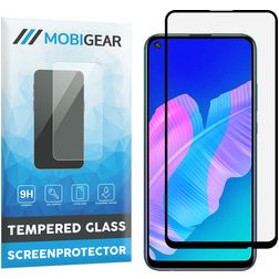 Mobigear Premium Huawei P40 Lite E Vidro temperado Película de ecrã - Compatível com capas - Preto