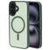 Mobiparts Hardcover iPhone 16 MagSafe Funda Plástico rígido Carcasa - Satin Green
