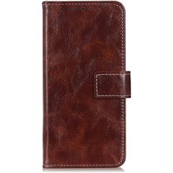 Mobigear Basic Huawei P40 Pro Plus Funda tipo libro Cartera - Marrón