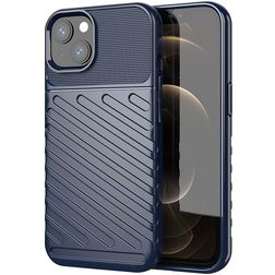 Mobigear Groove iPhone 13 Mini Elastyczne TPU Etui plecki - Niebieski