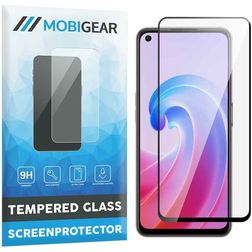 Mobigear Premium OPPO A96 Vidro temperado Película de ecrã - Compatível com capas - Preto