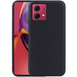 Mobigear Colors Motorola Moto G84 Flexibilní TPU Zadní kryt - Černá