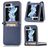 Mobigear Excellent Samsung Galaxy Z Flip 5 Kova Suojakuori + Korttitasku - Sininen