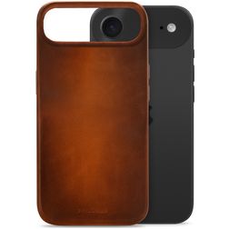 Mobilize Premium iPhone Air MagSafe Piel auténtica Carcasa - Burned Cognac