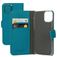 Mobiparts Saffiano Wallet iPhone 11 Pro Etui z klapką typu portfel - Turkusowy