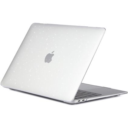 Mobigear Sparkle MacBook Pro 13 polegadas (2016-2023) Capa rígida para MacBook - Transparente - Modelo A1706 / A1708 / A1989 / A2159 / A2289 / A2251 / A2338