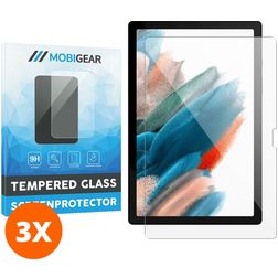 Mobigear Samsung Galaxy Tab A8 10.5 (2021) Vidro temperado Película de ecrã - Compatível com capas (Pack de 3)