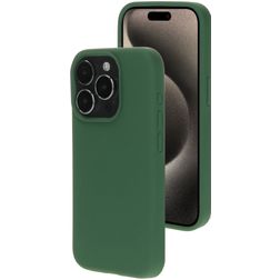 Mobiparts iPhone 15 Pro Silikon Etui plecki - Forest Green