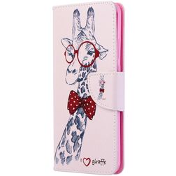 Mobigear Design Huawei P40 Pro Capa livro Carteira - Giraffe