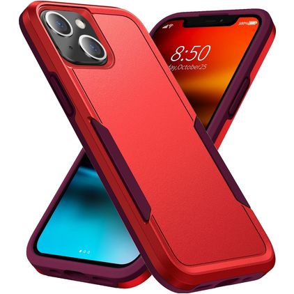 Mobigear Heavy Armor iPhone 14 Plus Hard Case Back cover Shockproof - Red