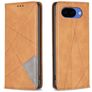 Mobigear Rhombus Slim Google Pixel 10a Funda tipo libro - Coñac