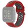 Mobigear Sport Plus Buckle Silicone Fitbit Versa 2 Strap Buckle closure - Red / Grey