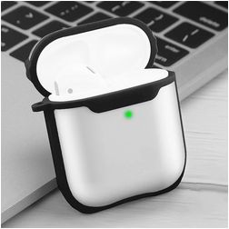 Mobigear Shockproof Funda rígida para Apple AirPods 1 - Negro
