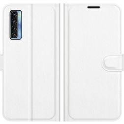 Mobigear Classic TCL 20L Funda tipo libro Cartera - Blanco
