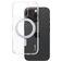 CARE by PanzerGlass Kickstand iPhone 16 Pro MagSafe Fodral Hårdplast Skal med ställ - Transparent / Silver