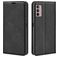 Mobigear Retro Slim Motorola Moto G42 Pungetui med Seddelrum - Sort
