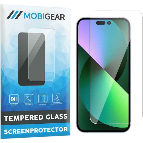 Mobigear iPhone 14 Plus Cristal templado Protector de pantalla - Compatible con fundas