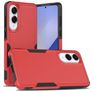 Mobigear Heavy Armor Samsung Galaxy S25 Edge Hårdt Bagsidecover Stødsikkert - Rød