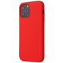 Mobigear Rubber Touch iPhone 12 Silicone Back cover - Rosso